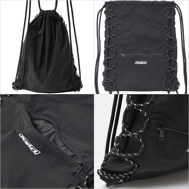 X-girl（エックスガール） ナップサック 105252053009 SU25 KNAPSACK