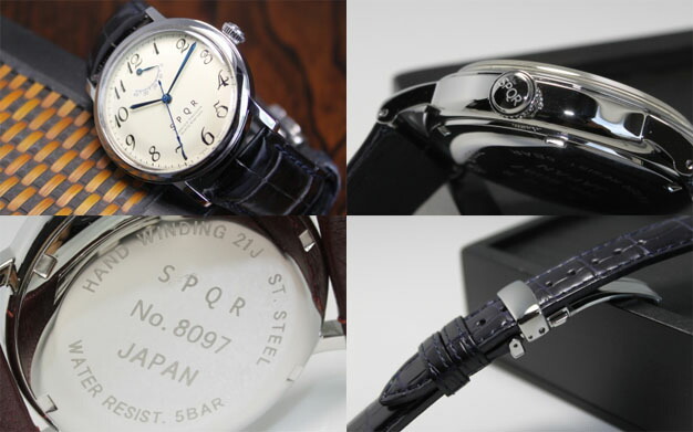 SPQR（スポール） THE SPQR パワーリザーブ 日本製手巻き機械式時計