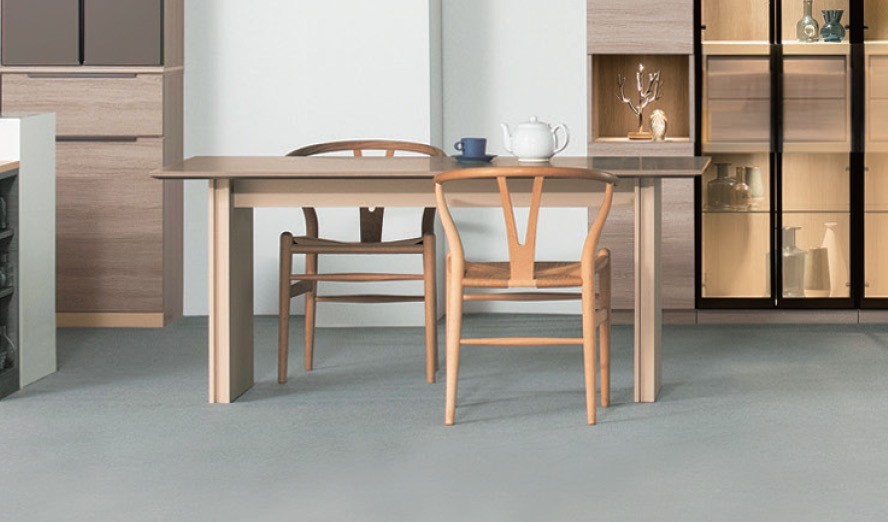 綾野製作所 ARICIA アリシア ダイニングテーブル オーク天板 幅150cm