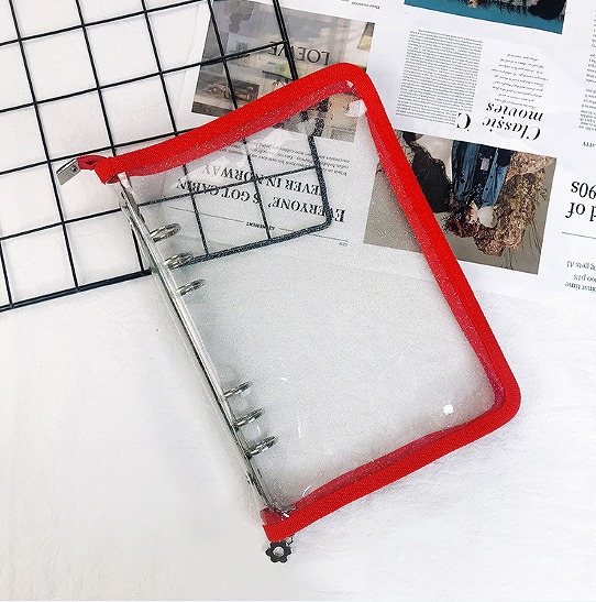 バインダー コレクトブック A5 6リング 6穴 バ11 トレカケース クリア