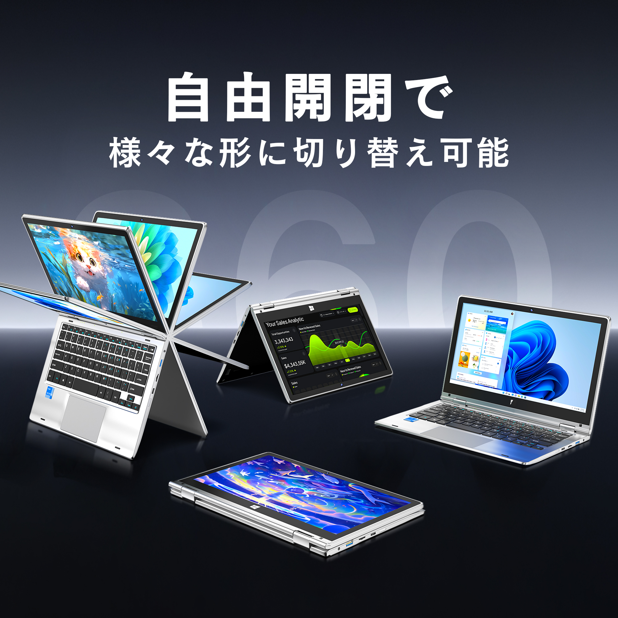 VETESA 新品ノートパソコン メモリ6GB SSD512GB Win11 Webカメラ 11.6