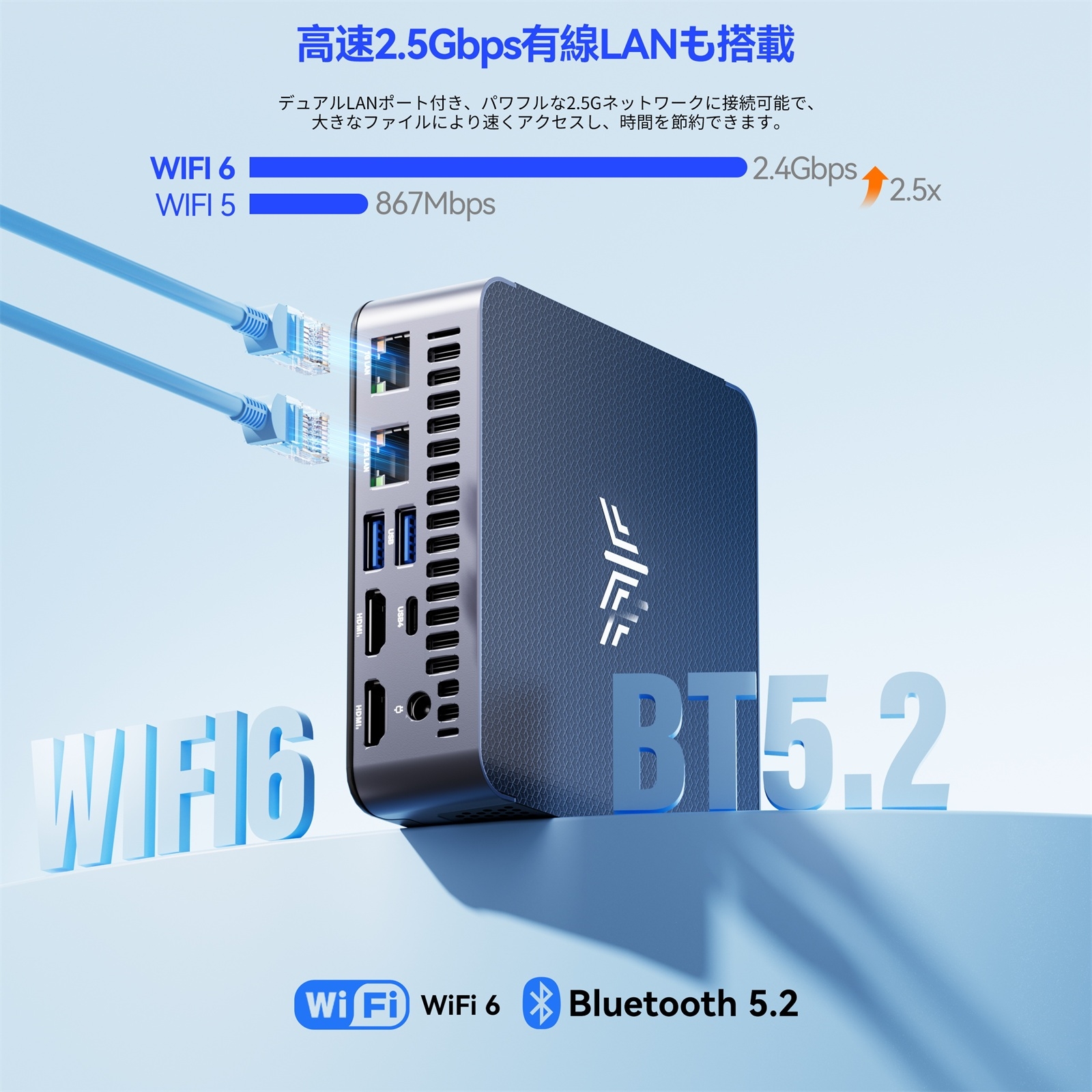 NiPoGi ミニpc Ryzen 7 8745HS mini pc 32GB DDR5 1TB M.2 NVME ミニ