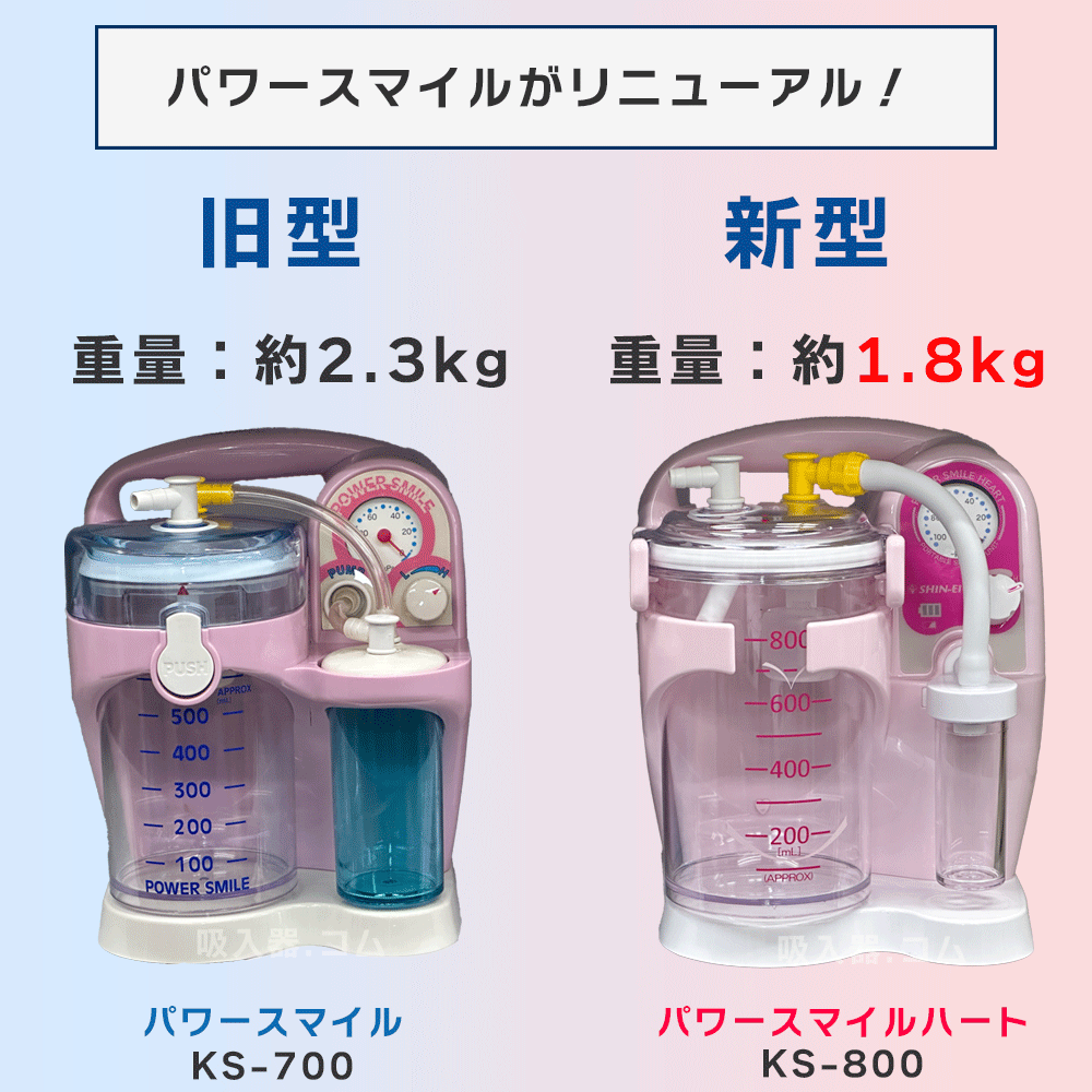 新鋭工業 特典つき 吸引ホース 1本サービス パワースマイルハート KS