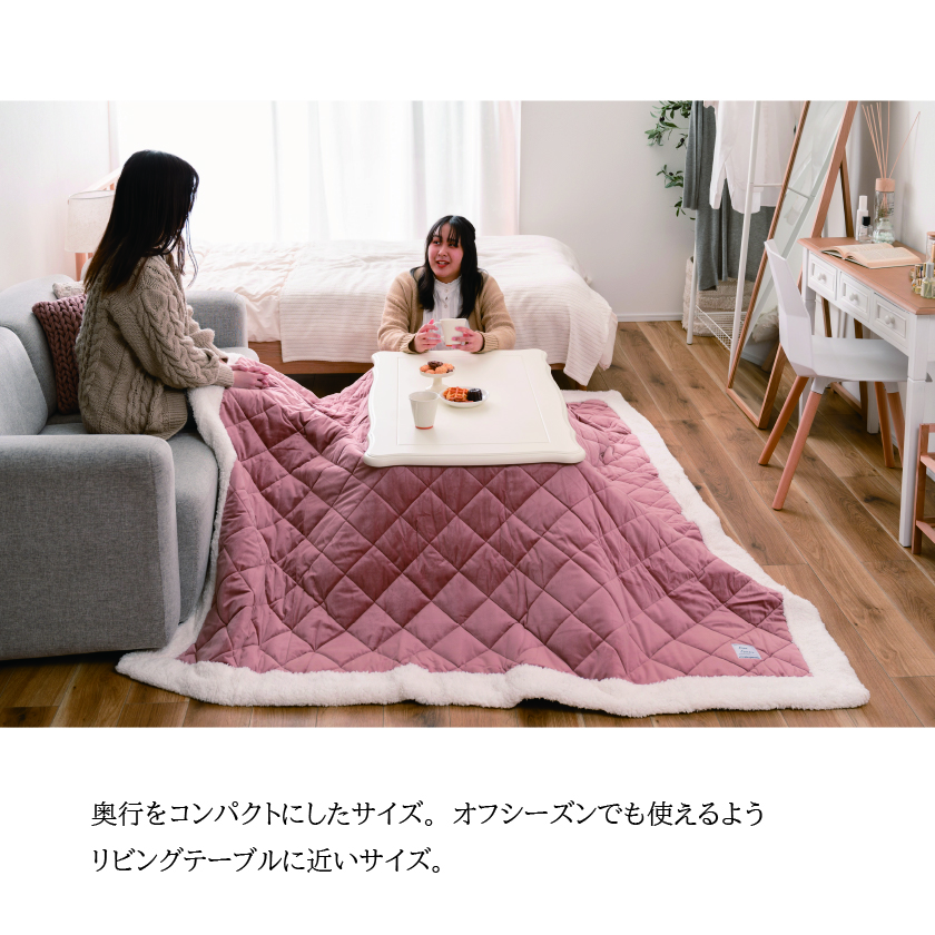 年中かわいい 猫脚 こたつテーブル 長方形 100×60 姫系こたつ 猫脚