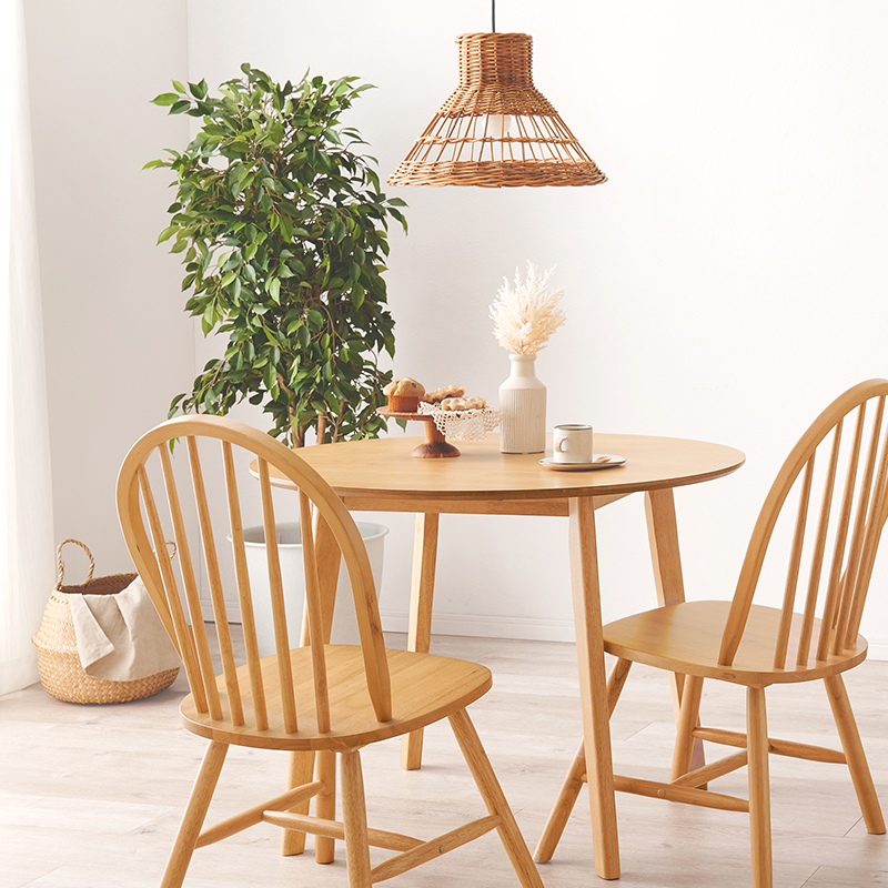 カフェ風 円形 ダイニングテーブル 単品 直径90 丸テーブル 丸型