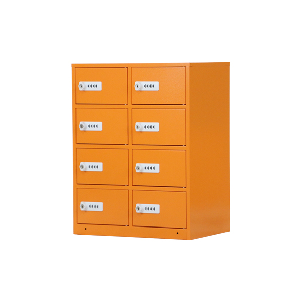 ロッカー 貴重品ロッカー おしゃれ 8人用 完成品 ダイヤル錠 選べる