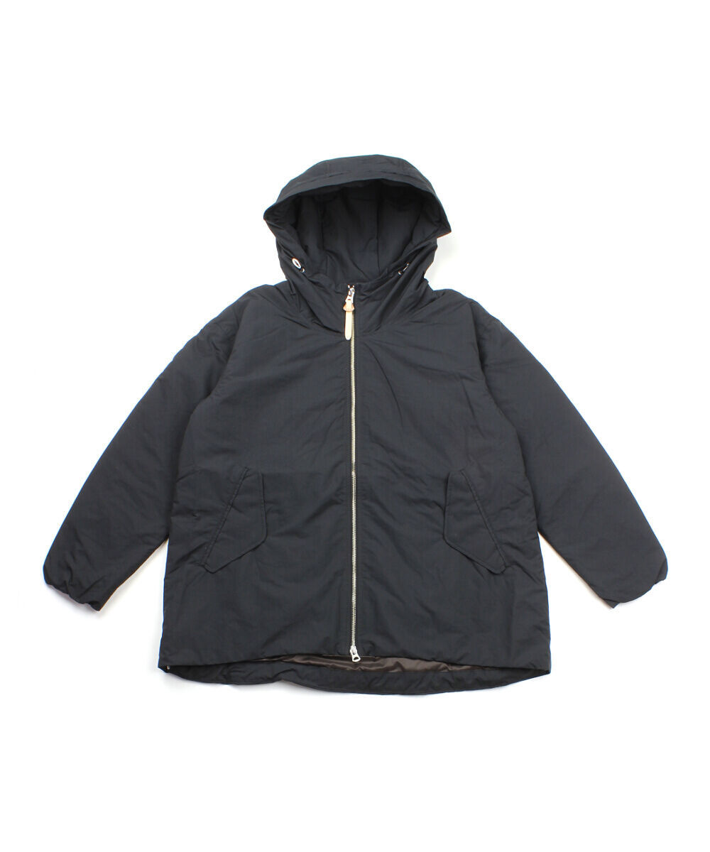 ロフトラボ ダウンコート フーデッドミドルレングスダウンジャケット