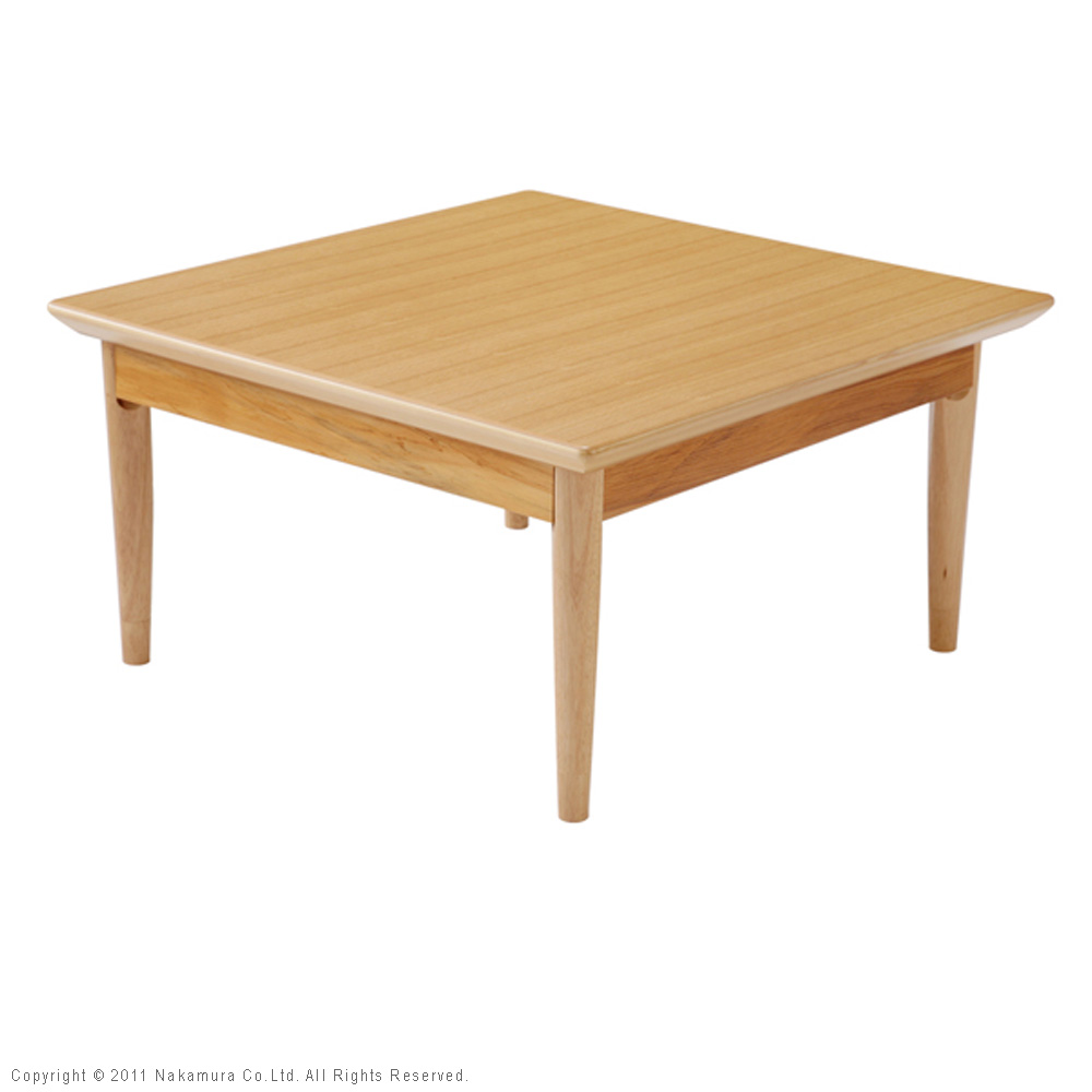 こたつ テーブル 正方形 日本製 北欧デザイン ローテーブル コンフィ