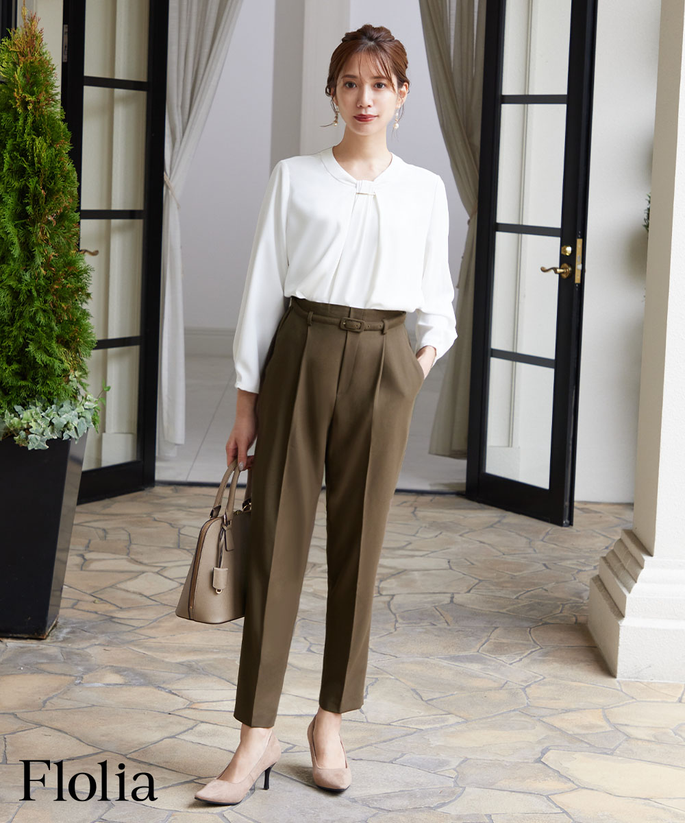 パンツ レディース スーツ オフィス フォーマル おしゃれ きれいめ