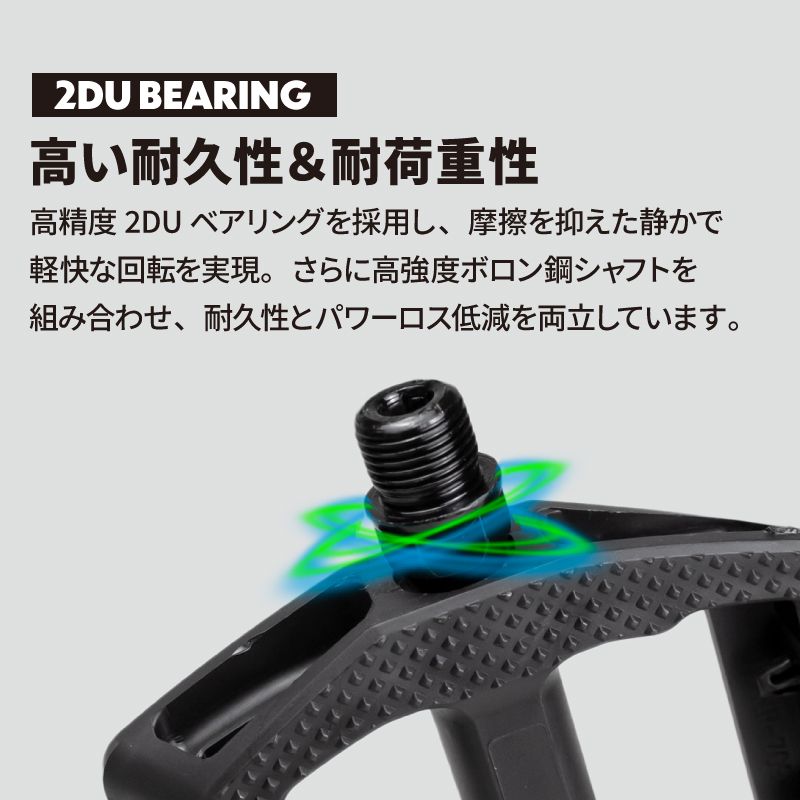 GORIX ペダル 自転車 フラットペダル クロスバイク ノンスリップ 滑り