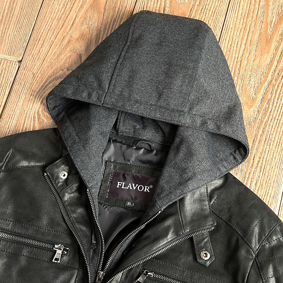 送料無料!】フード着脱可能! 全10サイズ メンズ デタッチャブルフード