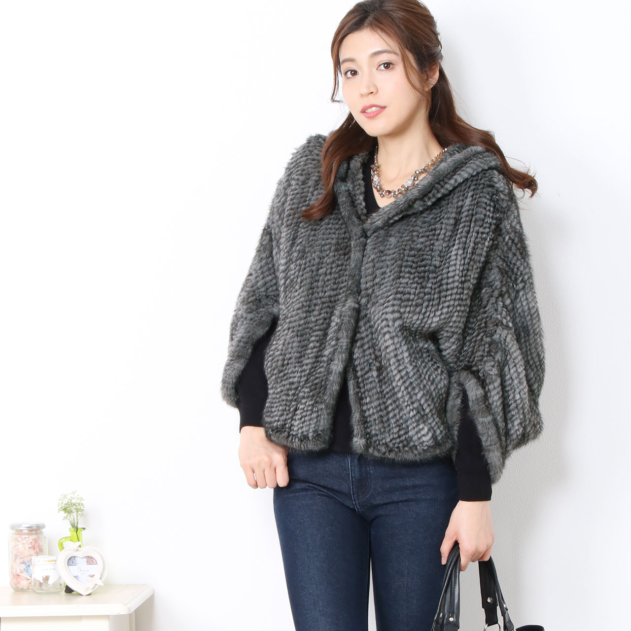 sankyo shokai（三京商会） ＜爆買＞ミンク ファー ケープ ジャケット