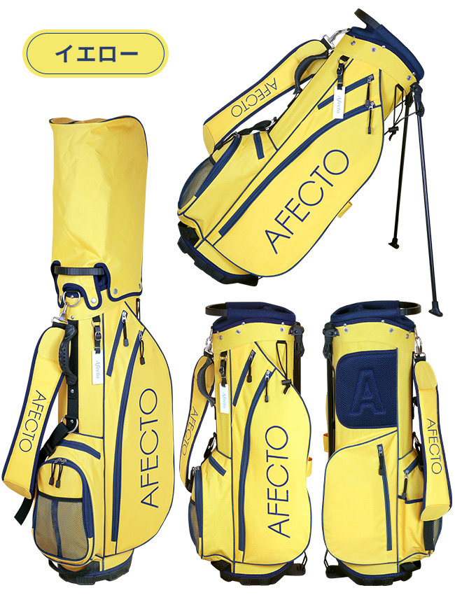 キャディバッグ 8.5インチ 5分割 メンズ レディース Afecto HS