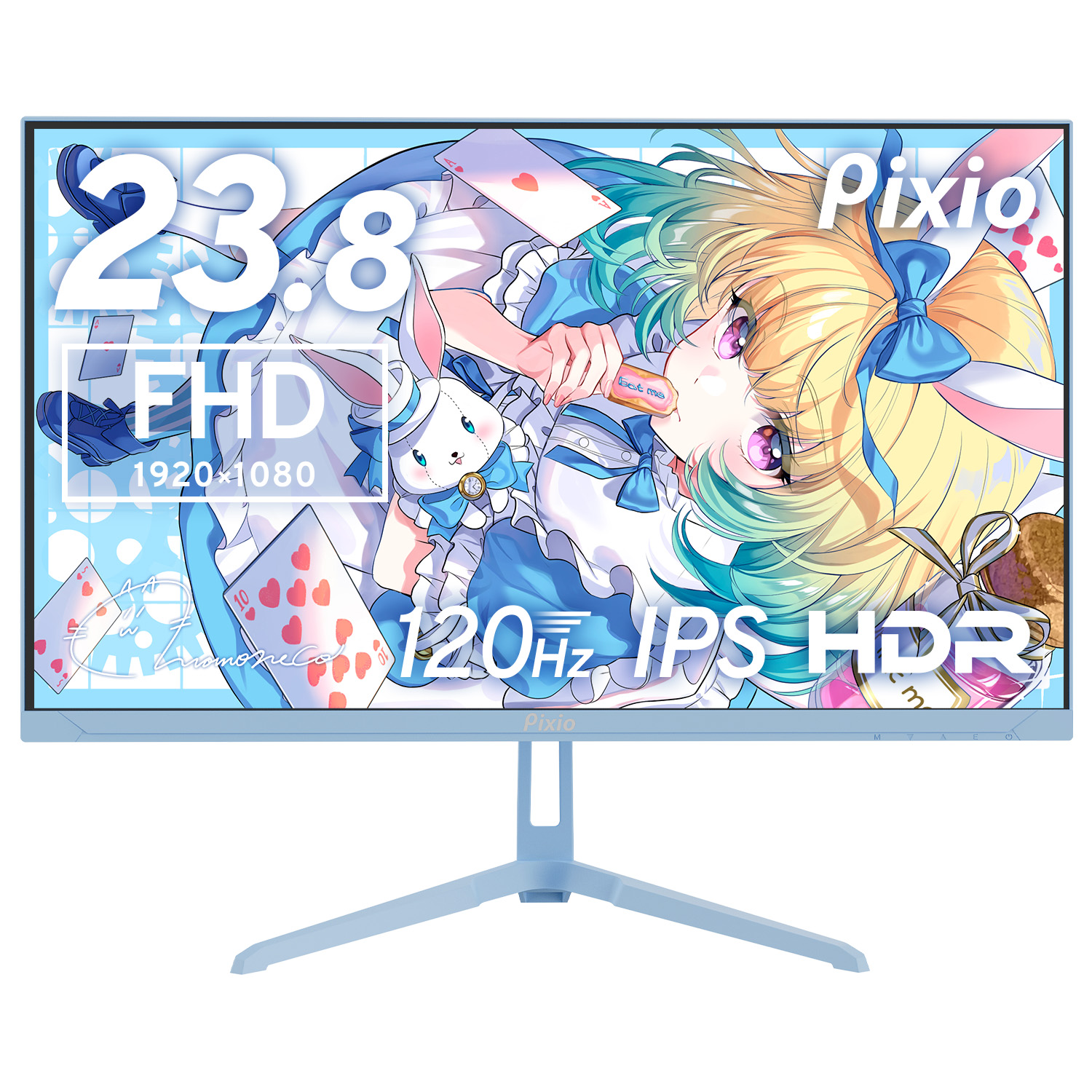 Pixio PX246 Wave ゲーミングモニター 23.8インチ FHD 120Hz IPS 白