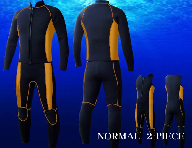 ダイビングウェットスーツ ツーピース 5mm 3mm メンズ レディース