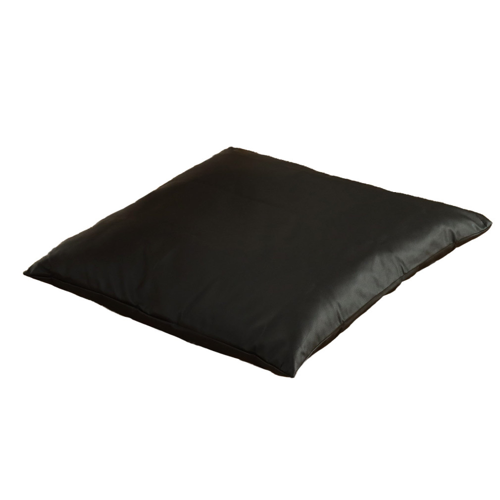 クッションカバー 座布団カバーのみ レザー調 フェイクレザー 約55