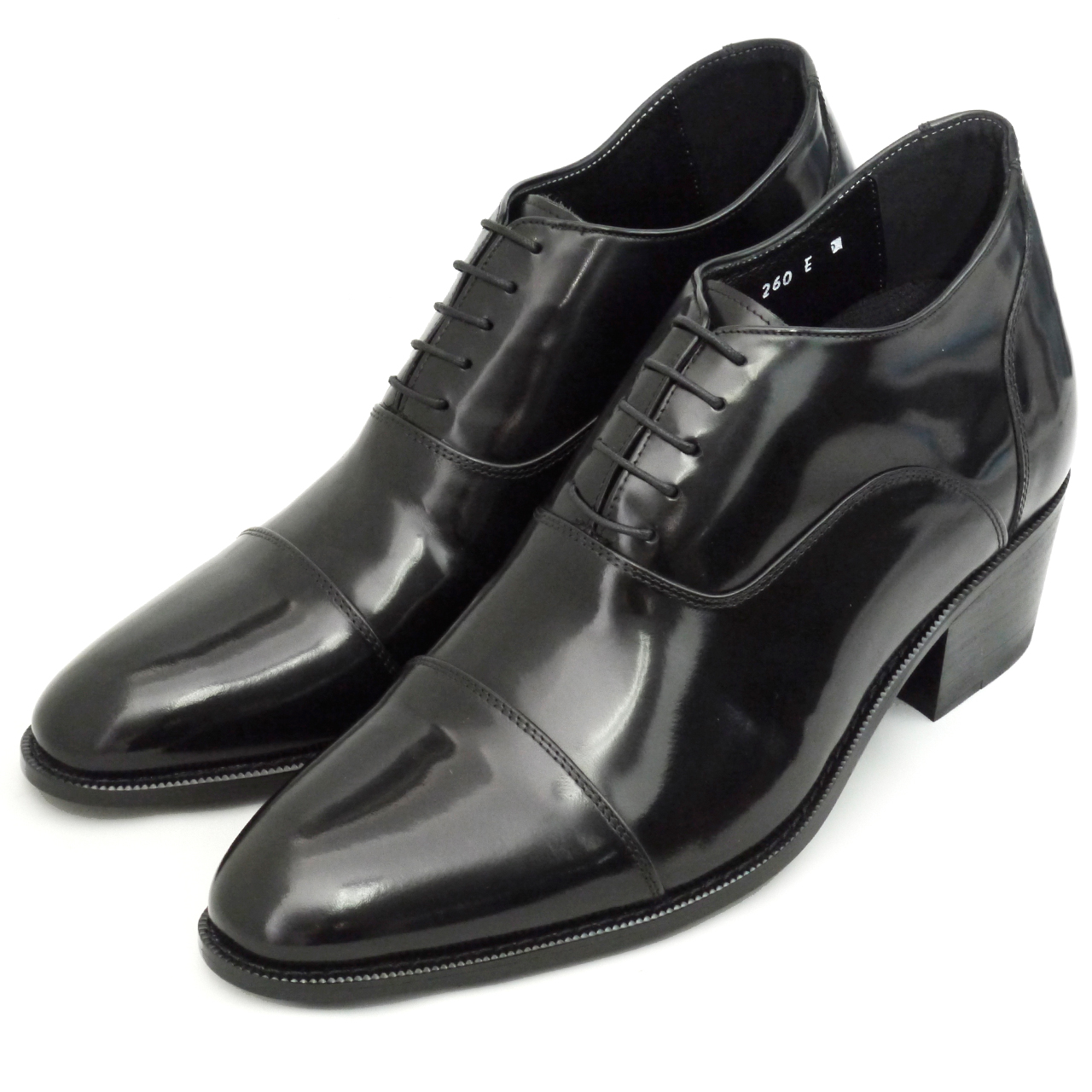 シークレットシューズ 厚底 革靴 トールシューズ 8cm ビジネスシューズ