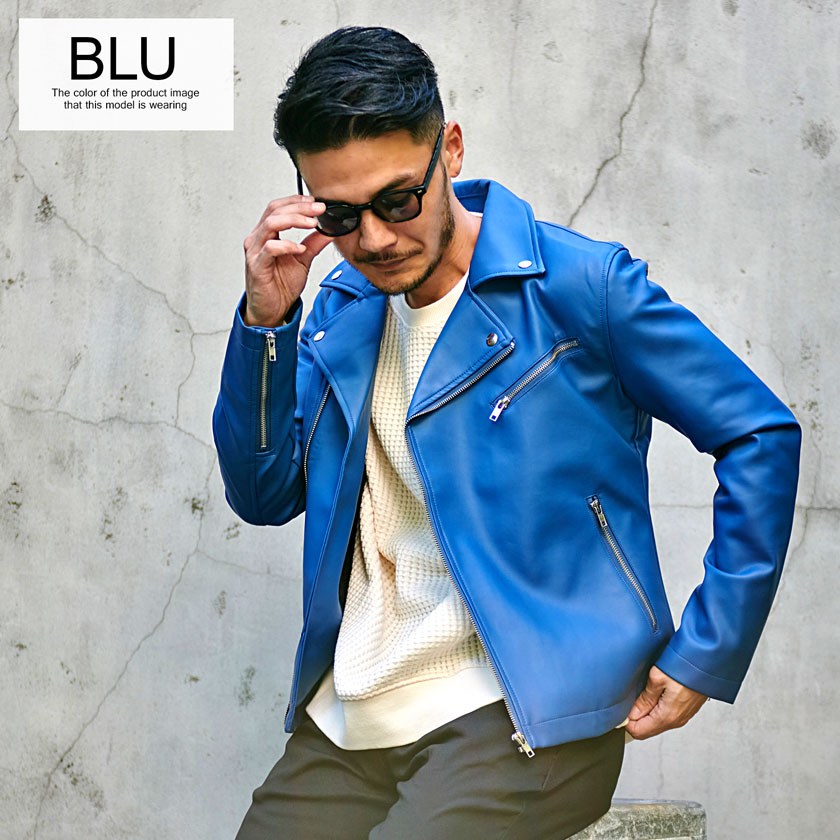 Vicci（ビッチ） ライダースジャケット メンズ 50代 革ジャン レザー