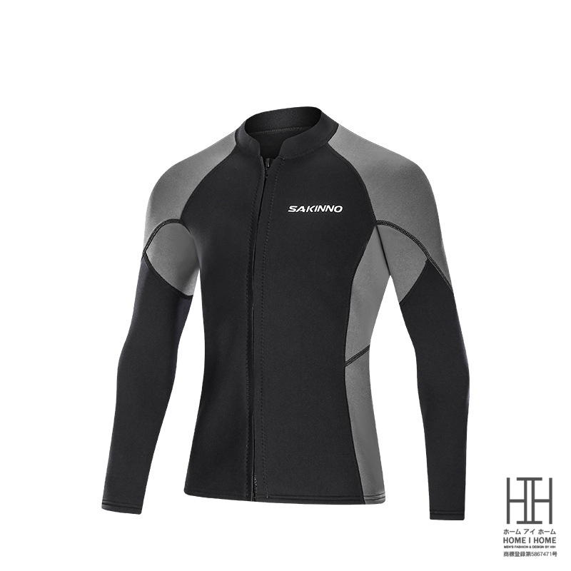 メンズ ウェットスーツ レディース 長袖タッパー ネオプレン 前開き