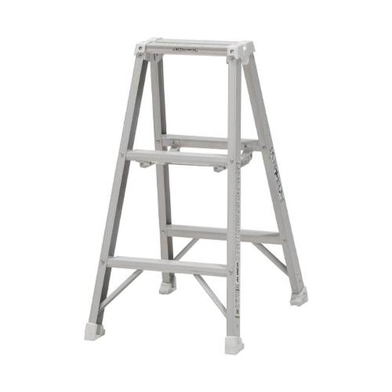 トラスコ中山 ハセガワ アルミ合金製天板幅広専用脚立 天板高さ3m（ご