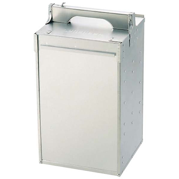 中尾アルミ製作所 アルミ 出前箱 縦型 大型 3段 3ヶ入 1個（ご注文単位