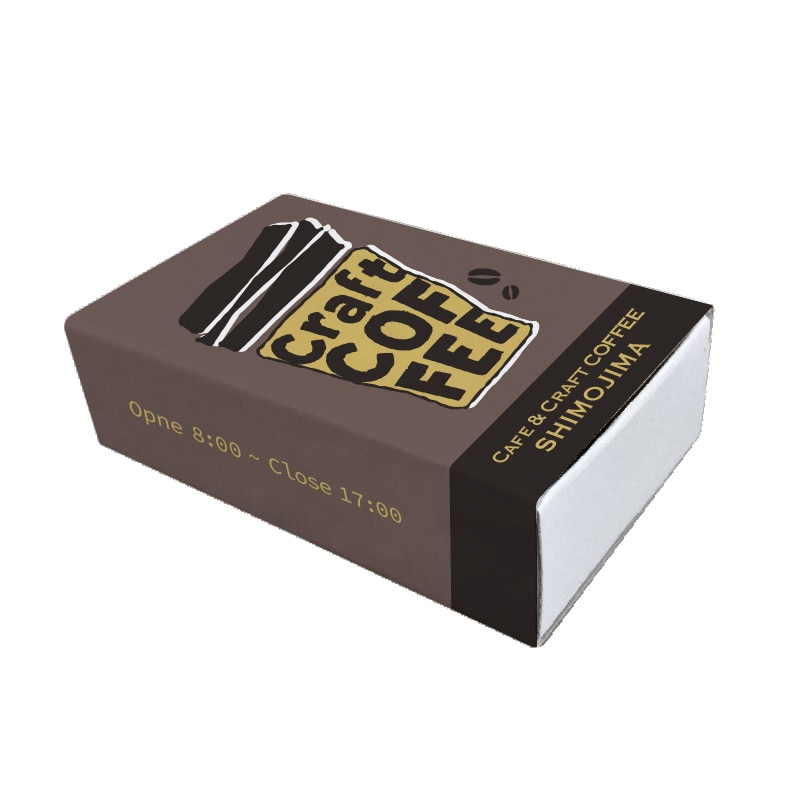 オリジナル印刷】ボックスマッチ 並型 3色印刷 5000個 包装用品・店舗