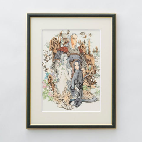 十二国記」山田章博 複製原画『風の海 迷宮の岸』【再販】 – 新潮ショップ