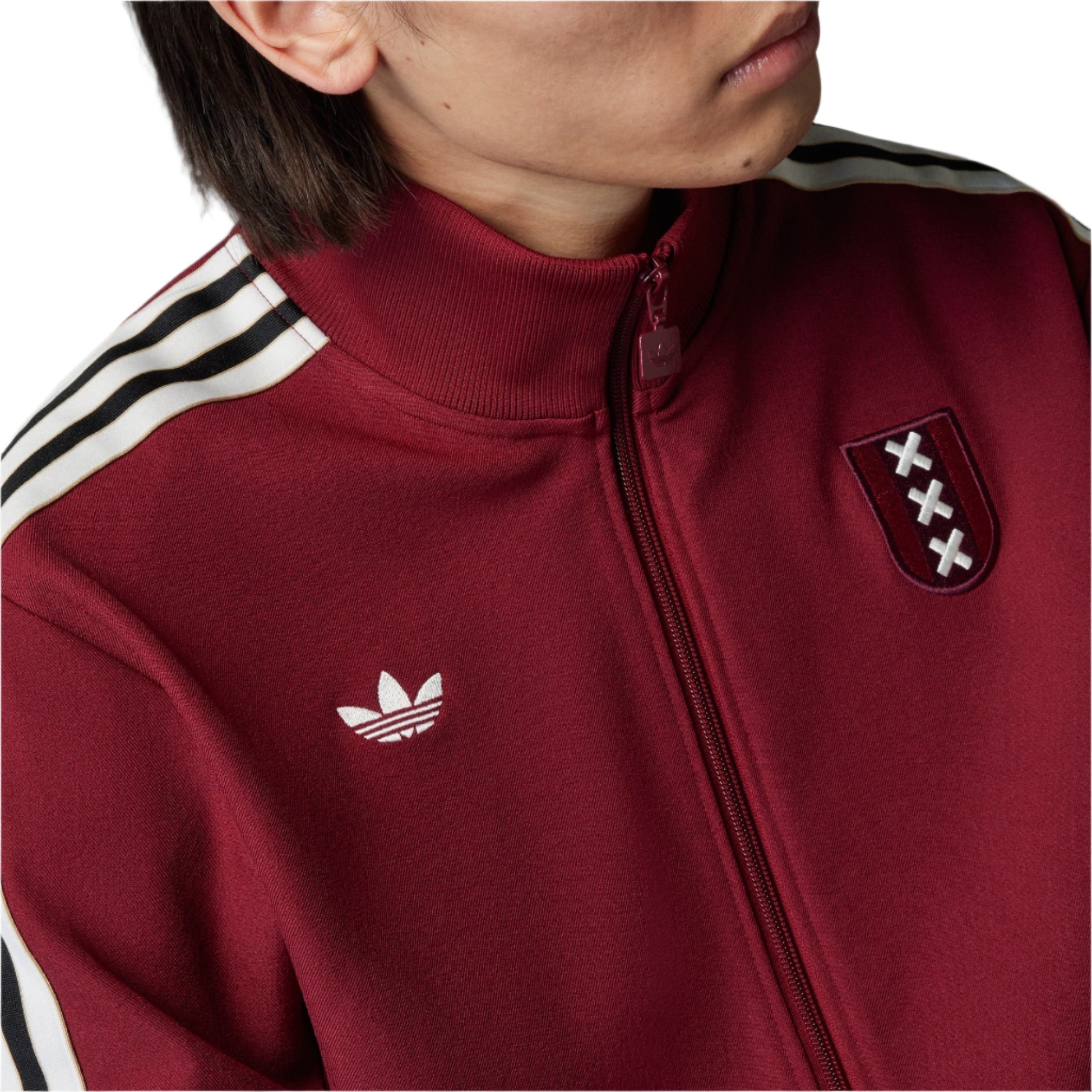 adidas Ajax 25/26 Anniversary Track Top Jacket (Burgundy