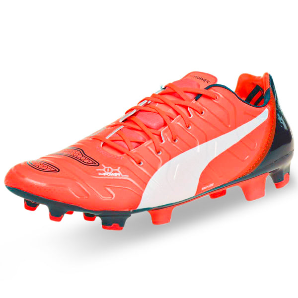 Puma EvoPower 1.2 FG (Orange) - SOCCERWEARHOUSE.COM