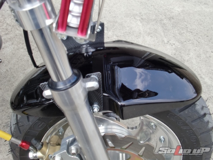 モンキー(NSRフォーク)用 フロントワイドフェンダー / ソリッドアップ