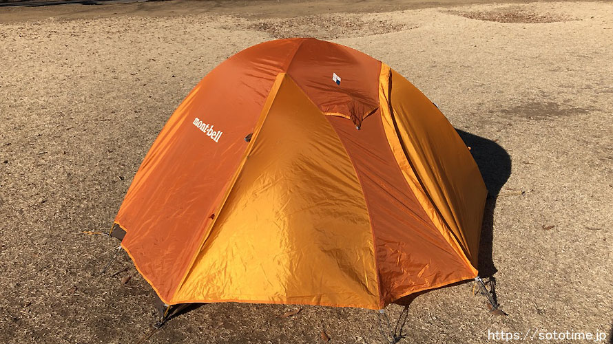 モンベル「クロノスドーム1型」は初心者にもオススメ!収納サイズから