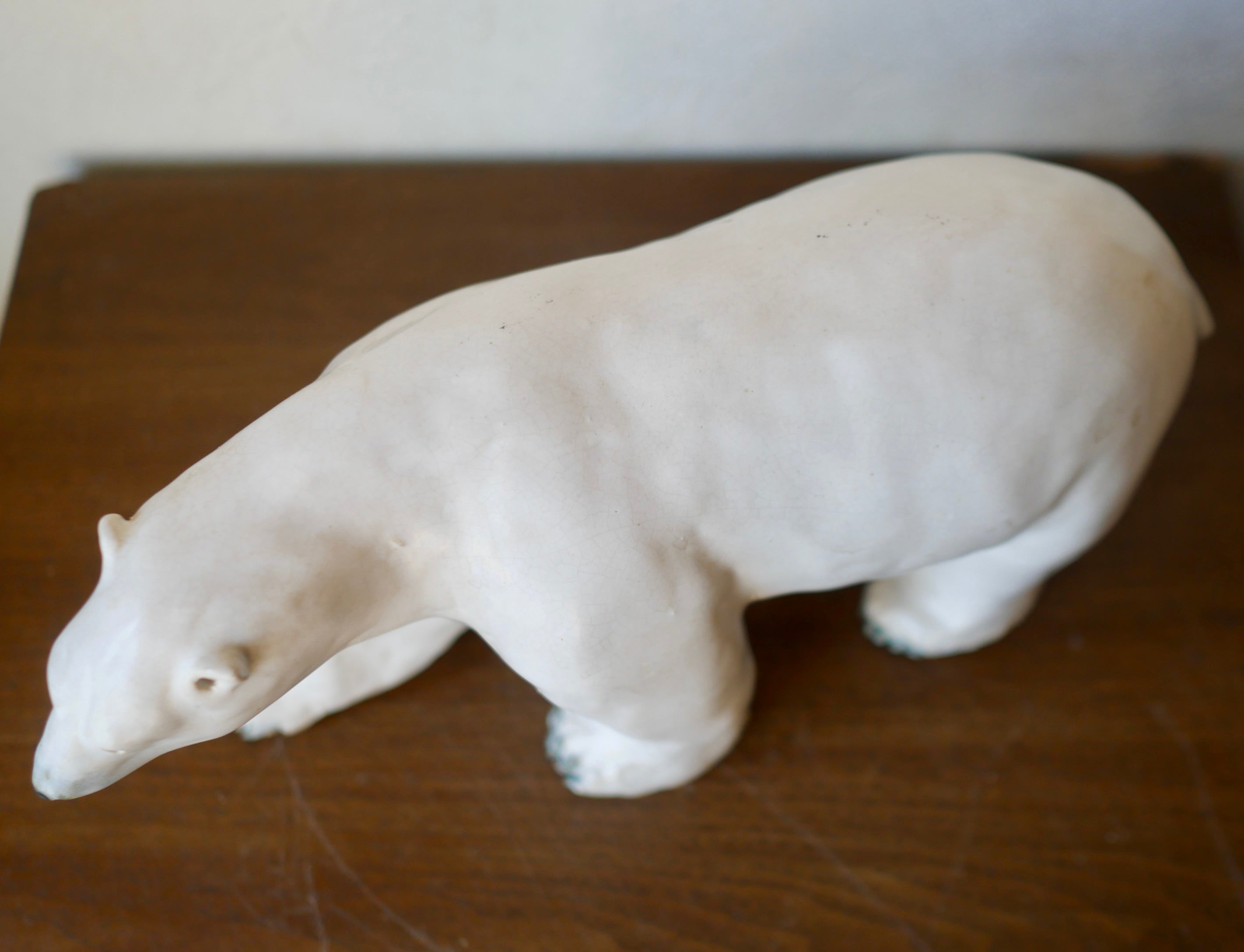 シロクマ 陶器 親クマ – smileantiques