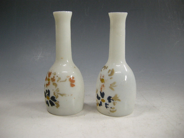 乳白ガラス 雛徳利 一対 / 彩色 雛道具 ひな祭り – smileantiques