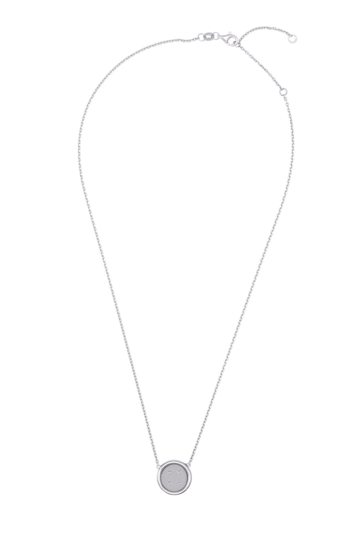 Small Sterling Silver Button Necklace – SLR Jewels Corp.