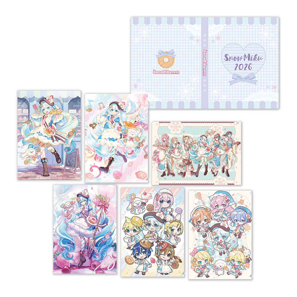 グッズ]SNOW MIKU 2026 クリアファイルコンプリートセット｜SNOW MIKU 2026