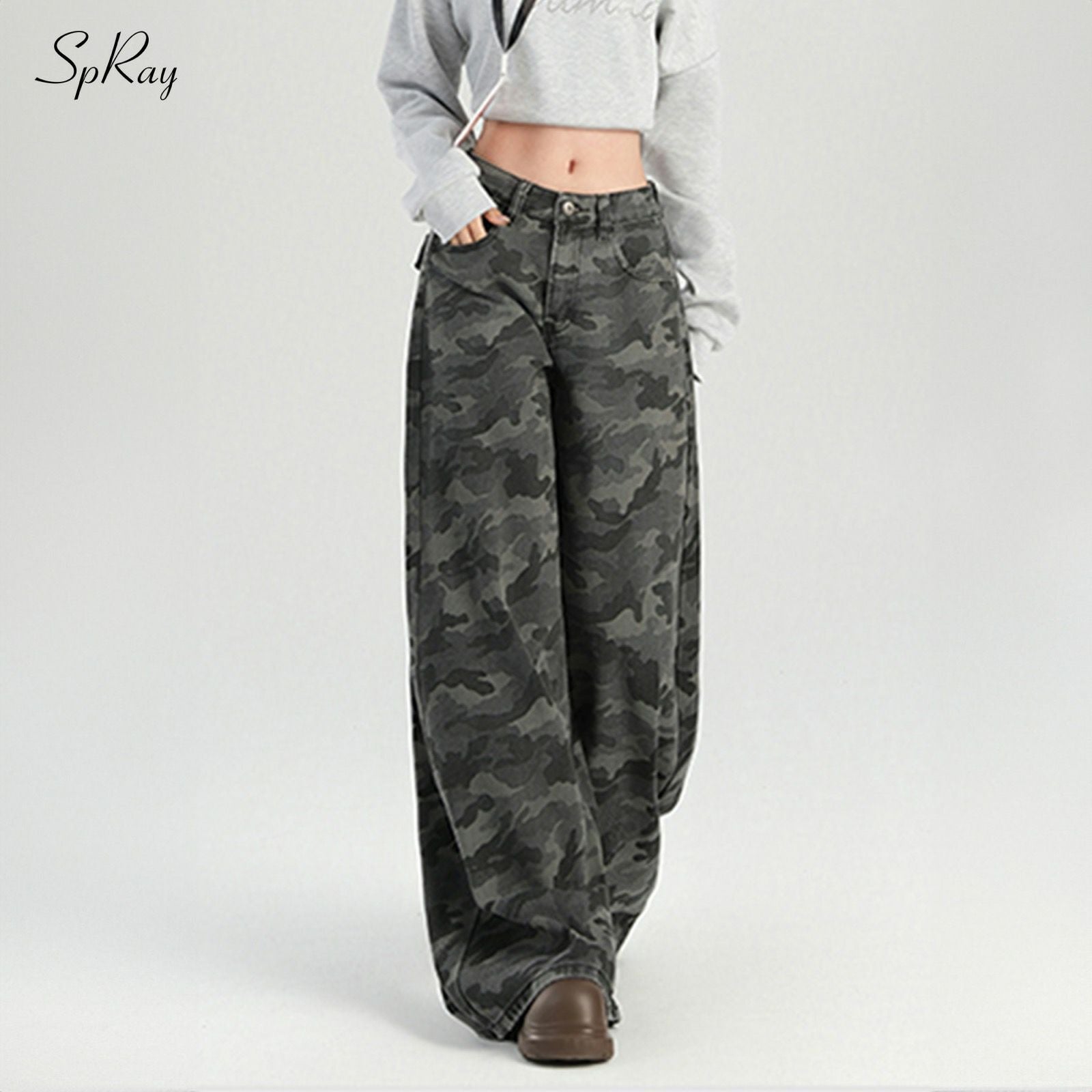 迷彩ストレ－トパンツ | SpRay