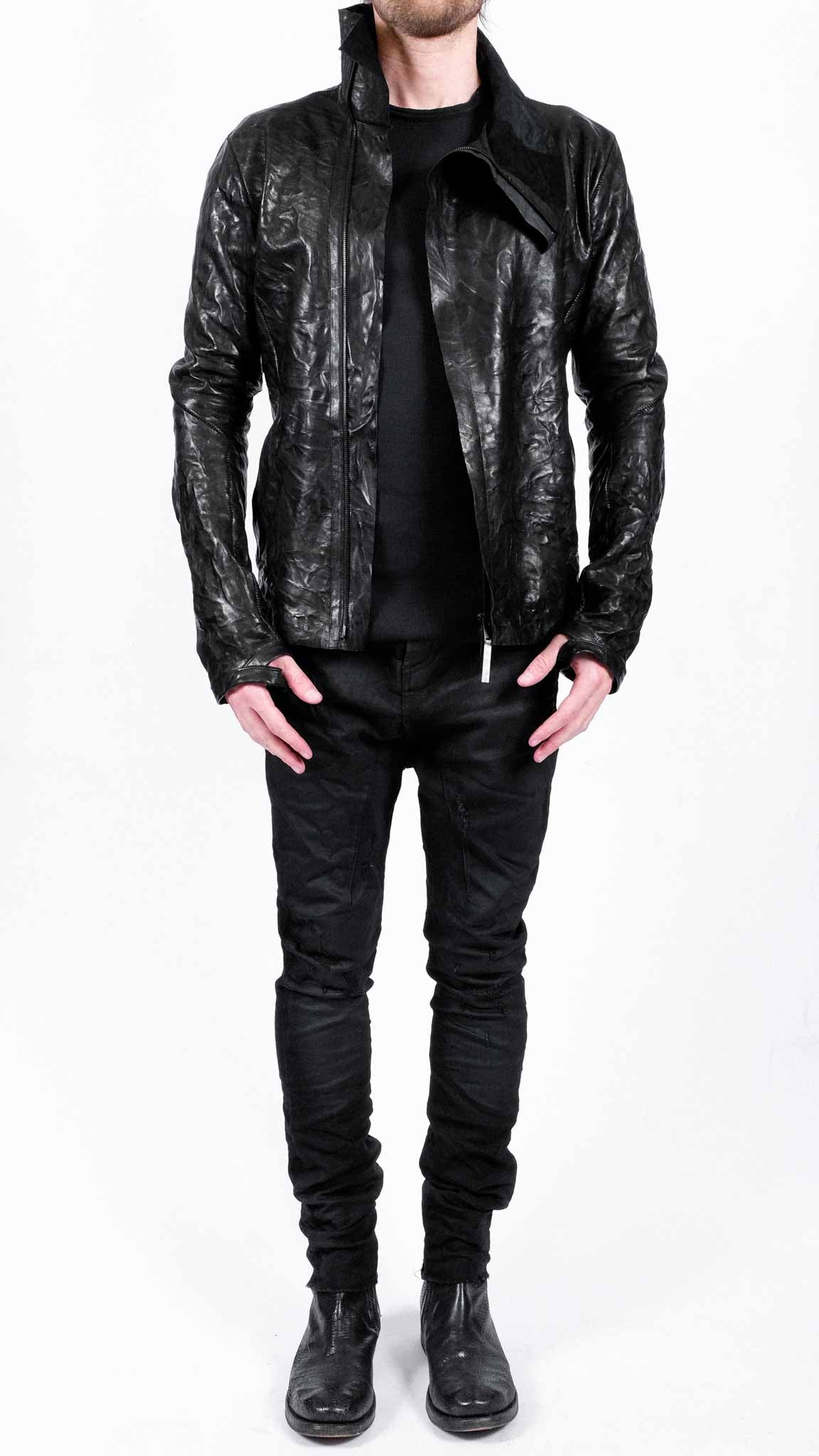ISAAC SELLAM - IMPARABLE LEATHER JACKET, BLACK – Springsioux