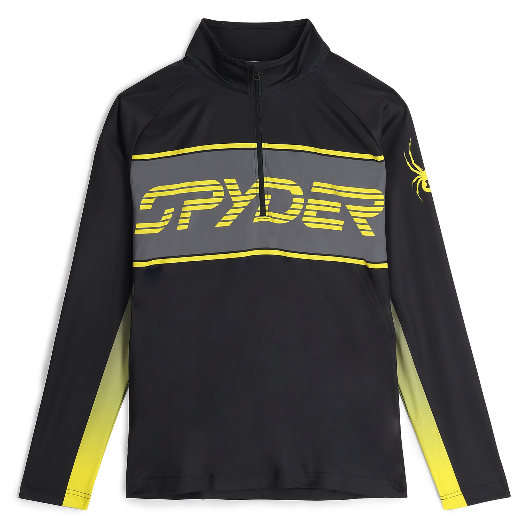 Paramount Half Zip - Acid Yellow | Spyder Europe