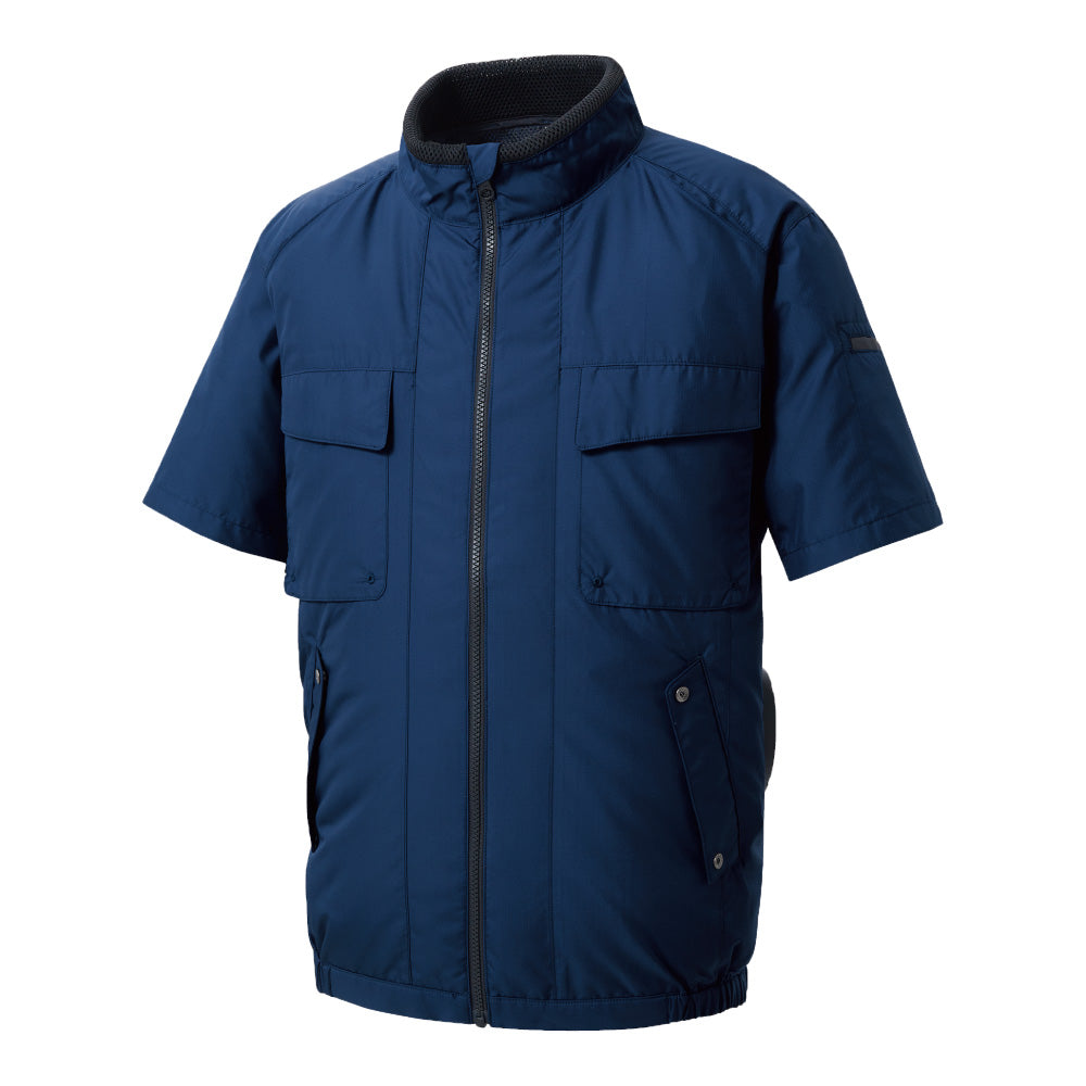 エコ半袖ブルゾン】 空調風神服 環境配慮型ウェア KF92410 – サンエス