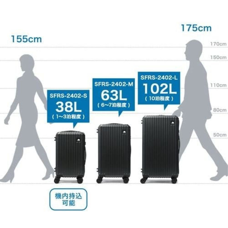 キャリーケースM sfrs-2401-M-BPI 【直送品】 返品・キャンセル・他