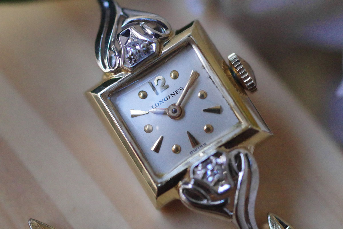 LONGINES ロンジン 14金ケース＆ダイヤモンド コンビカラー