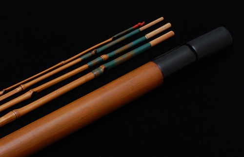 竿とく タナゴ竿 印籠4本継 77cm 総布袋竹 ケース付の通信販売