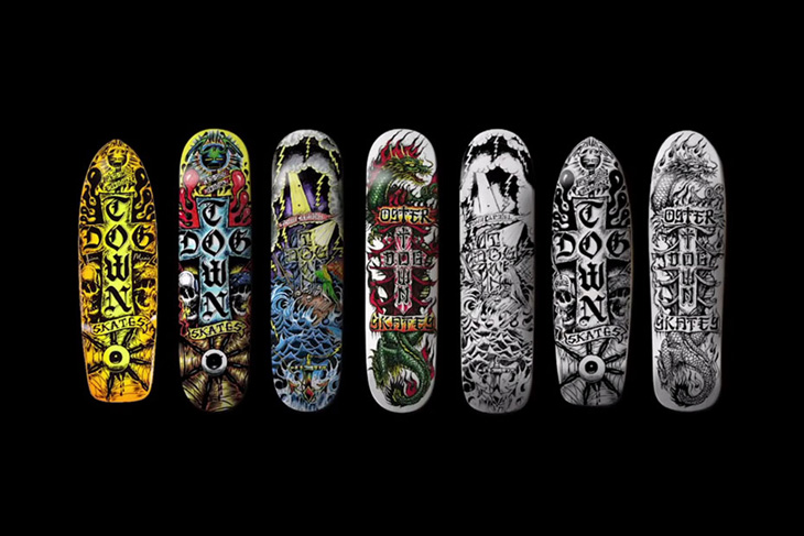 ドッグタウンの「ジム・ミューア」のサイン入りデッキ75本限定販売