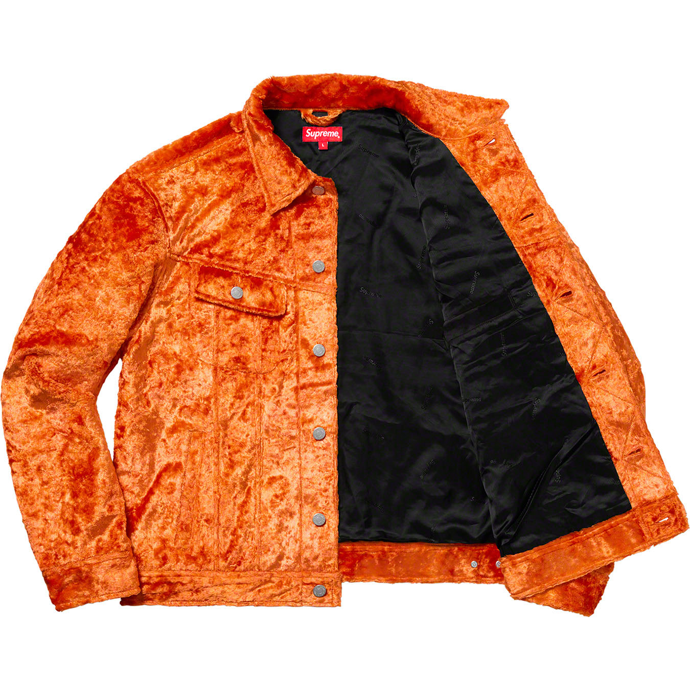 Fuzzy Pile Trucker Jacket | Supreme 19ss