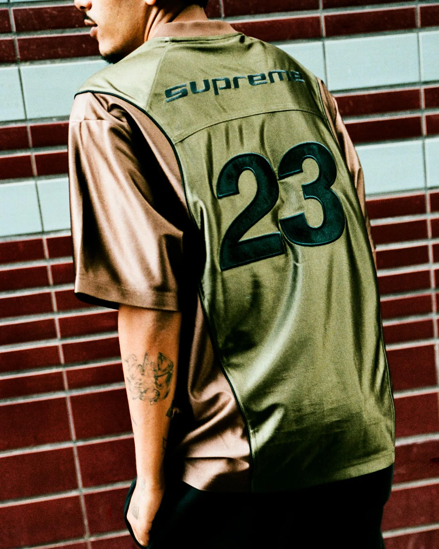 Supreme®/Jordan® Warm Up Jersey | Supreme 24fw