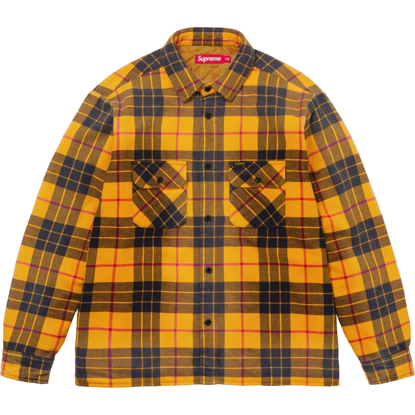 Quilted Plaid Shirt | Supreme 24fw