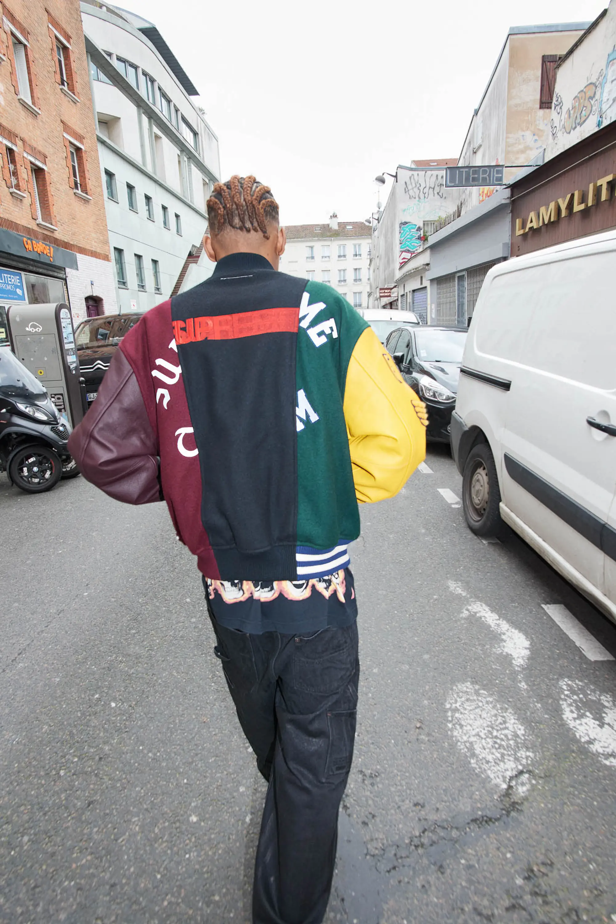 Supreme®/MM6 Maison Margiela Split Varsity Jacket | Supreme 24ss