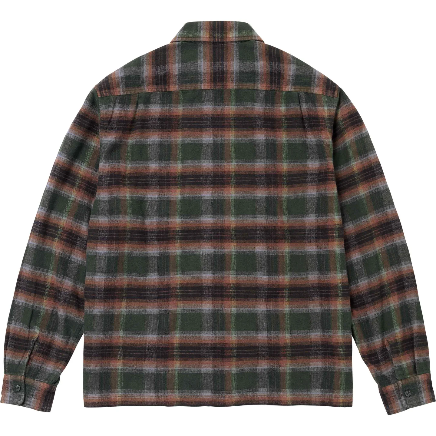 Shadow Plaid Flannel Zip Up Shirt | Supreme 24ss