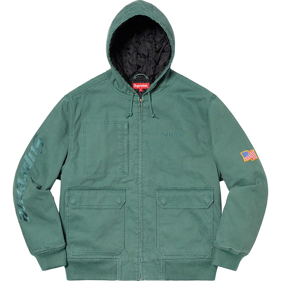 Canvas Hooded Work Jacket | Supreme 20ss
