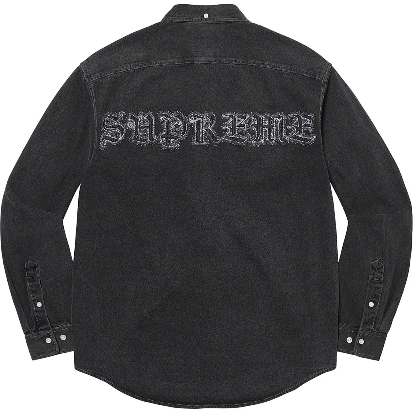 Appliqué Denim Shirt | Supreme 21fw